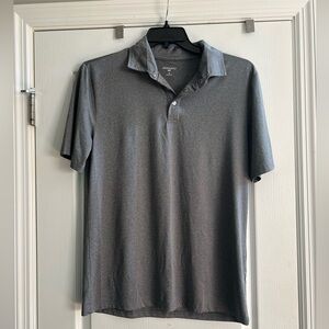 Men’s Crown & Ivy Golf polo shirt sleeve shirt.  Gray.  Size Small